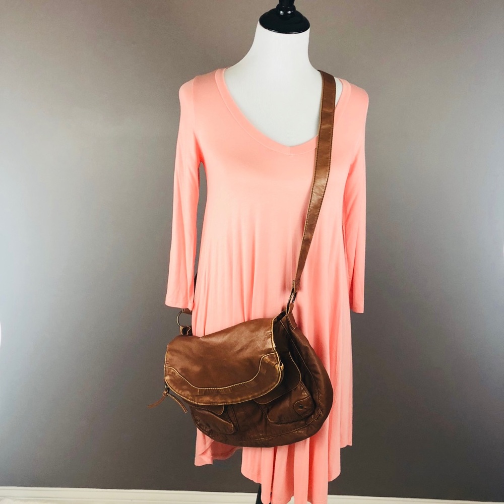 Reborn J salmon long sleeved dress NWOT